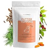 Pets Formula GLÜCKSBAUCHI Prä & Probiotika Hund Darmflora Aufbauen, Magen & Darm Schutz für Hunde, Stabilisiert Verdauung, & Darmsanierung, Leinsamen, Fenchel, Spirulina, Darmkur Hund (120g - Pulver)