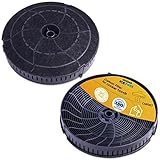 2x Kohlefilter Aktivkohlefilter Ersatz für diverse Dunstabzugshaube von elica cfc0140343, cfc0038668 AEG 4055171138 4055217501 Bauknecht Whirlpool 48400008824 von GOLDEN ICEPURE