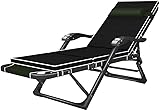 MIXMEY Loungesessel, Klappstuhl, Massagesessel, Liege mit Kissen, Outdoor, Park, Strand, Relaxsessel, Liege, Esszimmerstühle (Farbe: B)