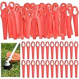 Shinybox Ersatzmesser Rasentrimmer, 100 Stück Kunststoff Rasentrimmer Klingen, Kunststoff Ersatzmesser Trimmer, Rasenkantenschneider, Rasentrimmer Zubehör für Gartentrimmer, Rasentrimmer Messer