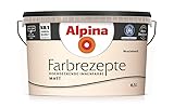 Alpina Wandfarbe, Farbrezepte 6,5 Liter Muschelweiß Matt, hochdeckende Farbe