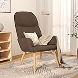 ZQQLVOO Relaxsessel Taupe Stoff, Loungesessel, Fernsehsessel Relaxsessel, Schreibtischstuhl, Stuhl für Schlafzimmer, Wohnzimmer, Arbeitszimmer, Büro
