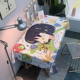CNVSplYX Wasserabweisend Tischdecke Home Dekorative Abwischbare Tischdecke Kindertischdecke Mit Cartoon-Print,G,160 * 200