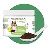 MEDIDOG 500g Premium Ulmenrinden Paste für Hunde, sofort verzehrfertig, bessere Verdauung, bei Kotfressen, Sodbrennen, Durchfall, Slippery Elm Bark