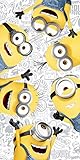 Jerry Fabrics Minions 2 Duschtuch Handtuch Badetuch 70 x 140 cm 100% Baumwolle Friends