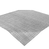 Tischdecke Samba, grau, Mitteldecke in 85x85 cm, Fleckschutz, abwaschbar, für Indoor und Outdoor