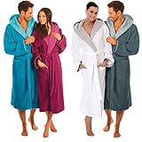 Egeria Cairo dark blue Bademantel Schalkragen Größe M für Damen und Herren