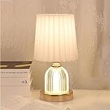 HYQHYX tischlampe grün Nachttischlampe aus Kristall, zwei Lichtquellen und dreifarbige Dimmung, geeignet für Schlafzimmer und Arbeitszimmer(Color:1,Size:)