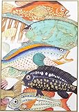 Kare Design Bild Touched Fish Meeting Two, 100x75x3,5cm