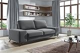 Design Möbel Ecksofa mit Schlaffunktion Eckcouch mit Bettkasten Schlafsofa Sofa Schlafcouch Sofabett mit schlaffunktion Schlafsessel Gästebett Klappsofa Bettfunktion (OLIVIO 6 MV 93)