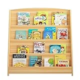 Bücherregal Bücherregal Mit 4 Ebenen, Einfache Bodenregale, Multifunktionaler Studentenwohnheim-Ausstellungsstand, Einfaches Bücherregal Bücherschrank Aufbewahrungsregal ( Color : Light walnut , Size