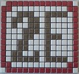 Hausnummernschild in Mosaik Variation 3