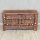 Oriental Galerie TV Unterschrank Wandschrank Holzschrank Schrank Kommode Sideboard aus Alten Teakholz ca 100 cm lang