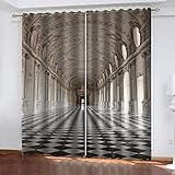 3D Druck Blauer Universumsplanet Muster Verdunklungsvorhänge Kinderzimmer Junge Mädchen Blickdichte Vorhänge Gardinen Mit Ösen Wohnzimmer Modern Fensterdekoration 214X200Cm 2Er Set