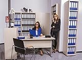 Dila GmbH Komplettbüro Ahorn Büromöbel Büroeinrichtung Standregal Aktenschrank Schreibtisch