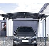 HOME DELUXE - Design Carport - FALO, Anthrazit - Maße: 505 x 300 x 226/240 cm - inkl. Montagematerial I Autoüberdachung Garage Unterstand