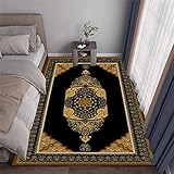 SUNYRDSM Waschbarer Teppich Kinderzimmer Teppich Küche 120x160cm Leichter Luxus Teppich Haushalts Bett Teppich super weich und bequem Carpet