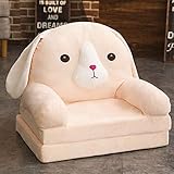 Dalovy Bequemes Stuhl Kindersofa,Leichtes Faltbares,Waschbares,Kurzes Plüschgewebe Zum Sitzen Und Liegen 3D-Pp-Baumwollpolsterung Geeignet für Kinderzimmer/Wohnzimmer