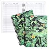 2 Stück Ausgaben-Konto-Tracker-Notizbücher, Ausgaben-Ledger-Bücher für kleine Unternehmen, Buchhaltung, Geld-Tracker, Notizbuch, Firmenbedarf für Finanzen (100 Seiten)