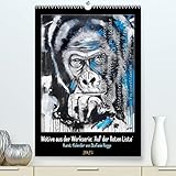 Gemälde der Werkserie: Auf der Roten Liste (Premium, hochwertiger DIN A2 Wandkalender 2023, Kunstdruck in Hochglanz)