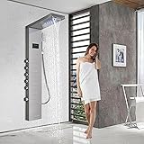 -Licht-Duschpaneel, Turm-Regenfall-Wasserfall-Duschkopf Mit Massagedüsen, Körpersystem-Düse