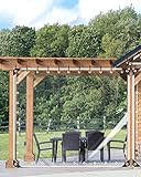 FoundGo 2x2.5m Transparente Plane mit ösen 320g/m² PVC Material wasserdicht Abdeckplane mit Ösen, Seil und kabelbinder, Wetterfest Plane zum Regenschutz, für Gartenmöbel Pflanzen