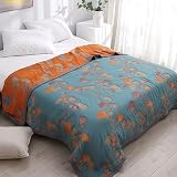 Double-Sided Bedspread Bed Throw,Bettdecke 180x200,Coole Bettdecke, FrüHlings Herbst Sommerbettdecke, Decke, Mutter Vatertagsgeschenk