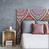 Megadecor Kopfteil für Bett, PVC, dekorativ, klassisches Mandala-Design, verschiedene Größen