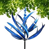 Windspiel, Windrad Garten, Windspinner Aus Metall, Schmiedeeiserner 3D-Windspinner, Rost Und Lichtbeständiges Dekorationszubehör Für Balkone, Veranden, Terrassen, Gärten Und Bäume