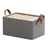 CARZUNI 6er-Pack Schrank-Organizer, Schubladen-Organizer, Faltbare Schrank-Organizer, Aufbewahrungsbox, for Organisieren von Schlafzimmer, Schrank, Kleidung, Bettdecke, Organisation und Aufbewahrung