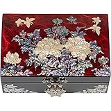 February Mountain Mother of Pearl Small Jewelry Ring Box - Gifts for best friends women, Thank you gifts, mom birthday gifts, Friendship Women Gifts Trinkets Keepsake Treasure box