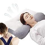 SKUDA Nackenstützkissen,Nackenstützkissen zum Schlafen mit ergonomischem Design - 19 x 35 Zoll großes Memory-Schaum-Kissen zur Unterstützung von Nacken und Kopf