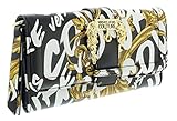 Versace Jeans Couture Geldbeutel/Clutch, Umhängetasche, Schwarz-Weiß