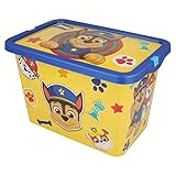 7 Liter Paw Patrol Boy Plain 7 Liter Click Lock Aufbewahrungsbox