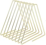 YZJSSL Zeitschriftenständer Zeitungsständer Faltbare Metallbuchstützen Schreibtisch Buchhalter Organizer Für Schulbüro-Gold