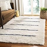 Safavieh KNY750N-6 Area Teppich, Elfenbein/Marineblau, 182 X 274 cm