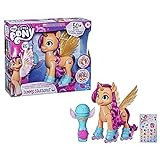 My little Pony – Eine Neue Generation Sing- und Skatespaß Sunny Starscout, interaktives Pony (22,5 cm), 50 Reaktionen, Licht