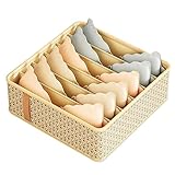 Firulab Schubladenteiler-Organizer,BH-Organizer-Box - Tragbarer und wiederverwendbarer Unterwäsche-Organizer für Schubladen, Unterwäsche-Krawatten-Aufbewahrung für Kleiderschrank und Kommode
