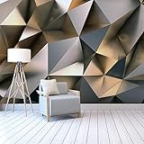 3D Geometrisches Muster Wohnzimmer Sofa Kinder Schlafzimmer TV Hintergrund Restaurant Innendekoration Vliesstoff Wandbild