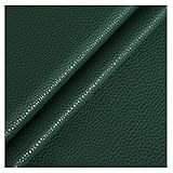 Leder Stoff Leder Vinyl Stoff Innendekoration Handarbeit Breite 138cm Kunstleder Meterware Lederimitat Meterware Faux Leder Stoff (Größe:1.38x1m/4.52x3.28ft) (Color : Dark green, Size : 1.38x9m)