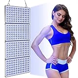 Bräunungslampe solarium für zuhause, Cozion 48W tragbare und faltbare Bräunungslampen Gesichtsbräuner Sonnenlampe mit 364 Stück LEDs für Gesicht und Körper