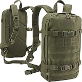 Brandit US ASSAULT DAY PACK RUCKSACK 12L ARMEE OUTDOOR TASCHE MOLLE ARMY BW KAMPF COOPER, Farbe:Oliv