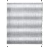 casa pura® Plissee Rollo | mit eleganter Crushed Optik | Klemmfix ohne Bohren | lichtdurchlässig & Blickdicht | hellgrau | 24 Größen (65x200cm)