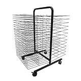 JIAHESHYP Mobile Kunst Trockengestell, Klassenzimmer Studio Home Malerei Trocknung Rack for Kinder, Künstler, Doppelseitige Kunst Rack Lagerung Organizer Auf Rädern, 3 Größen (Size : 38-Layer)