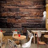 DEKii Große Wandtapete Bar Restaurant Hintergrund 3D Retro Nostalgische Holzpaneele Holzmaserung Große Hintergrundbilder F 3D Tapete Home Decor Paste Die Fototapete