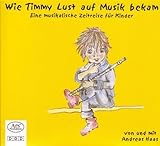 Timmy macht es sich unter seiner Bett decke gemutlich und schaltet den CD-Spieler an