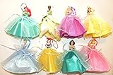 Disney World WDW Park Set alle 8 2014 Prinzessin Puppe Abendkleid Kleid Ariel Belle Jasmin Snow weiß aroura Rapunzel Cinderella Tiana Weihnachtsschmuck Figuren Dumbo Dollar