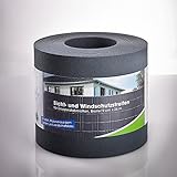 Novatool 50m Rollen PP Premium Sichtschutzstreifen für Doppelstabmattenzaun ANTHRAZIT GRAU für 10 Reihen Stabmattenzaun Sichtschutzstreifen langlebig & witterungsbeständig Zaunelemente Sichtschutz