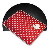 ONCLI Wasserdicht Antihaft Haustier Matte,Hundehütte Katze Wurf Haustier Nest Hund Bett Haustier Vorräte Klang/red/60x75cm