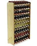 Flaschenregal Weinschrank Weinständer Weinregal für 63 Flaschen NEU!